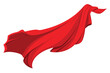 © Brojendra - flying 3d red fabric cloth on white background
