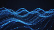 © Myimages - Stunning digital network visualization with glowing blue particles and abstract data streams in dark space