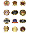 © Fluxe frame - Premium Quality Badges Set. Guaranteed ,premium quality badge and Authentic Labels Collection, Retro Style Guarantee, Premium Quality Emblems ,Vector Badge Pack. Guarantee Seal .