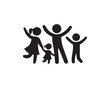 © Freciousmayna - Family happy icon vector design illustration.