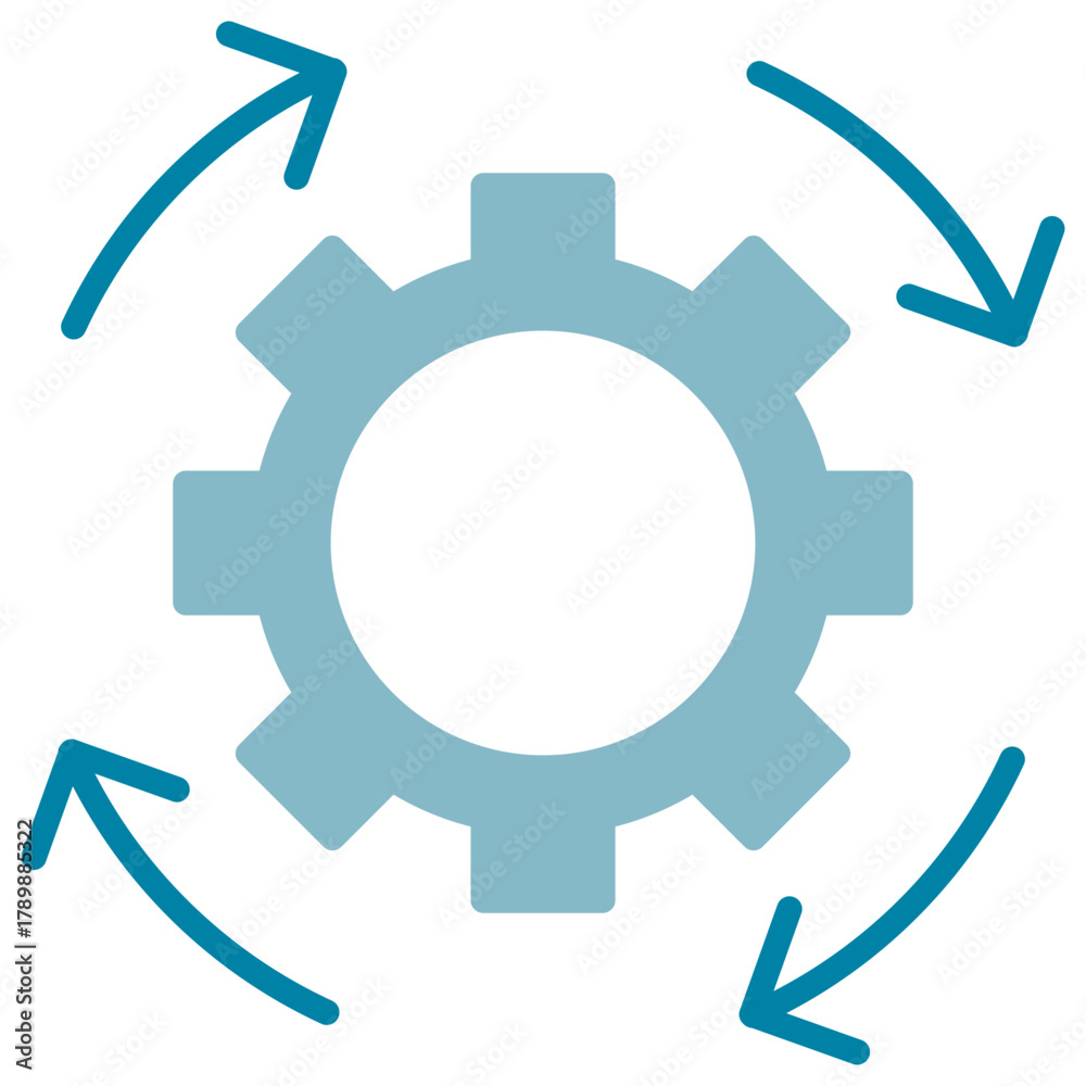 Continuity Dual Tone Glyph Icon