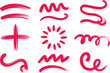 © Emongrapic - Brushstroke hand drawn elements set