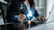 © InfiniteFlow - Digital marketing promotion strategy using megaphone, social media marketing, digital ads video content, communication, analytics, and global branding advertisement for business outreach Latch