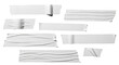 © SAIJID - Assorted White Adhesive Tapes on Black Background sticky