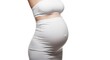 © ForAll - Pregnancy belly trimester maternity photoshoot white background expectant mother baby bump health care