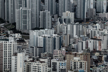  Busan buildings covering hillsides, depicting dense population and urban living