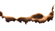 © LWN Studio - Burnt paper edge with dark scorch marks and curved burned shape
