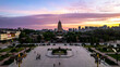 © Ngo - Big Goose Pagoda Xi'an China Sunset Over Plaza with Dramatic Clouds