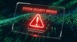 © Ramim - Alert System Security Breach Warning Digital Hologram Display