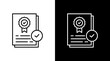 © Good Wife - Accreditation  White Icon Set Design