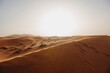 © RooM The Agency - Sand dunes in the Sahara Desert at dusk, Merzouga, Errachidia Province, Draa-Tafilalet region, Morocco