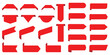 © top3 - label banners web page new tag badges icons red sticker signs corner label banners ribbons product