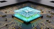 © RaNy - A computer chip with the letters 'AI' on it, set against a circuit board background.
