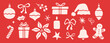 © Myurenn - Abstract naive christmas  winter  new year vector set.