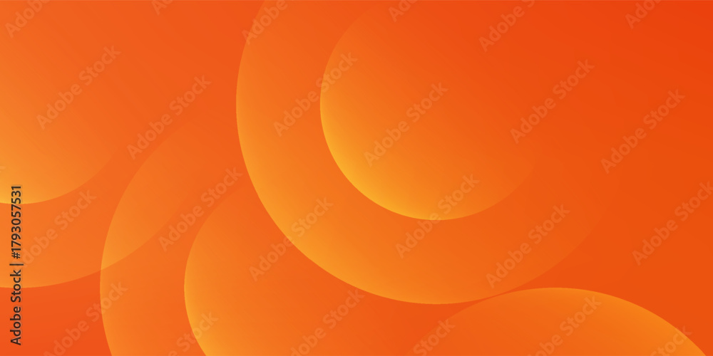 Abstract gradient orange background with circles. Modern concept for ...
