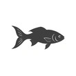 © Cedric - Fish Silhouette Isolated on White Background