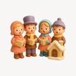 © Rawpixel.com - Charming winter carolers illustration