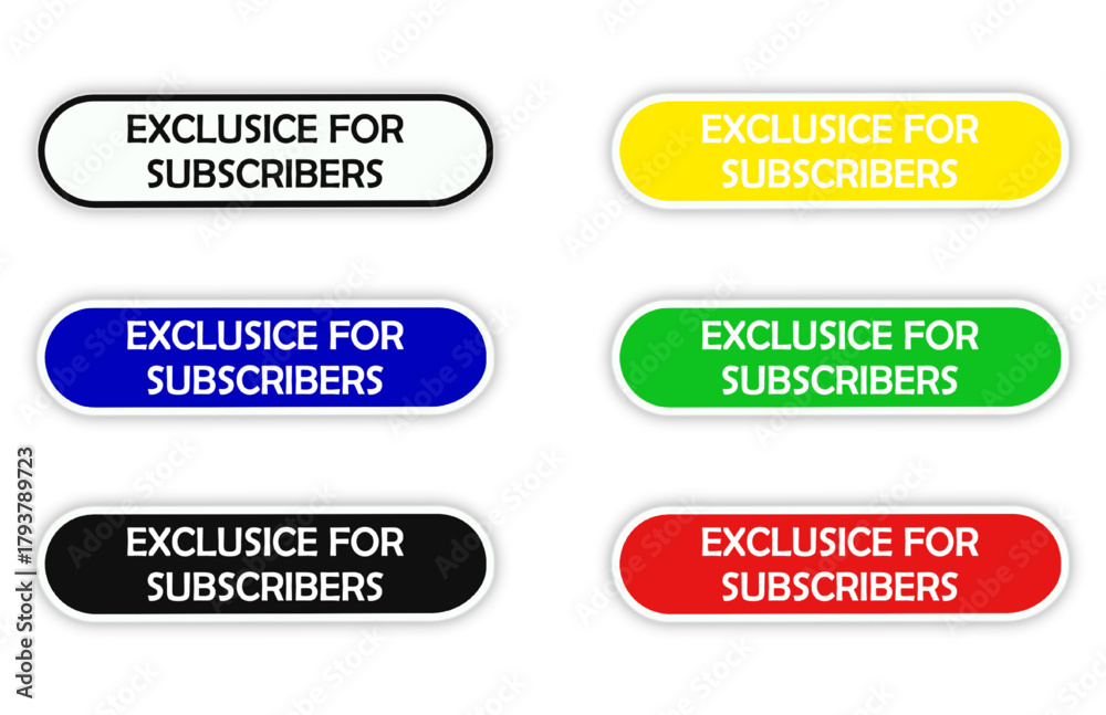 Image vectorielle Stock Exclusive for Subscribers Icon Button – Modern ...