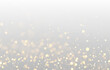 © Freesstock - Soft glowing bokeh circles filled with sparkling gold dust. Tiny glitter sparkles shimmer subtly. Luxury overlay for festive cards and backgrounds. PNG
