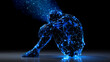 © RVNW - Un concept visuel de la tristesse, de la solitude ou de l'épuisement dans un contexte ultra-connecté