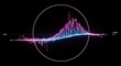 © Kraengkrai - Abstract graphic illustration of a perfect bell curve showing statistical analysis and data modeling distribution probability ,research ,measurement ,graphic