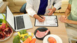 © Stella 16 - Nutritionist giving consultation to patient with healthy fruit and vegetable, Right nutrition and diet concept