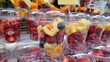 © Towfiqu Barbhuiya  - Fresh fruit cups displayed at a local market