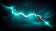 © Chatchanan - Intense lightning strike illuminates stormy sky nature visual art dramatic abstract view power and energy