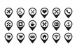 © ALI - Minimalist location icons for city maps, service directories, and UI platforms