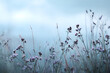 © Davy - soft meadow scene with balanced composition in muted tones creating a serene gentle meditative nature mood