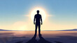 © RAY - Man Facing the Horizon Symbolizing a Bold New Mindset