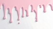© Sabihat Ai - Pink paint drips on white surface from above creative concept
