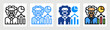 © Naba - Data Scientist Icon Collection Set Multiple Style