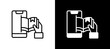 © shelineline - E-Book linemixed icon