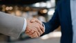 © forenna - Lawyer shaking hands with a smiling client after successful contract negotiations — a human-centered, trust-driven image that conveys success, reliability, and the emotional reward of achieving