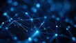 © Harry - Stunning abstract digital network with glowing nodes and connections, representing futuristic technology and global communication.