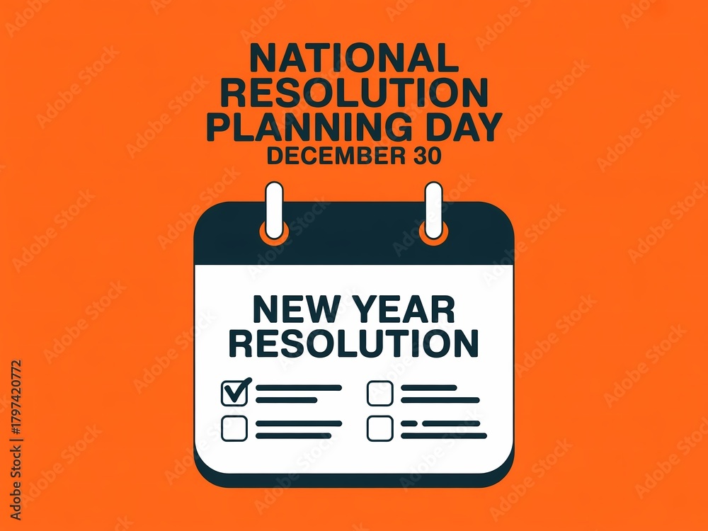 National resolution planning day december 30th celebrated with a ...
