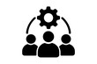 © Andrei - Group of people working with gear mechanism symbolizing collaboration and administration