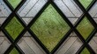 © TheWaterMeloonProjec - Repairing stained glass using lead sealing between diamond-shaped panels, emphasizing preservation