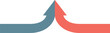 © Mostafizur - Two arrows merging, one blue and one red, symbolizing convergence and agreement