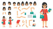 © AgnaPutri - Animated Woman Character Kit for Customized Design