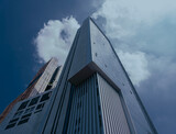 High rise business modern building skyscrapers in the office area.