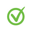 © IT'S ORA CF ID: #078 - Right check mark green icon. Approved select choose design.