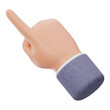 © aamiansyah - 3D Pointing Finger Hand Gesture
