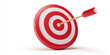 © rafaelnlins - Concept image of a perfectly aimed arrow landing in the bullseye, representing efficiency, direction and professional accuracy in achieving goals