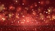 © Johannes - a vibrant red holiday background featuring sparkling glitter and bokeh lights creating a magical festive atmosphere ideal for christmas new year and celebratory designs to bring cheer and joy