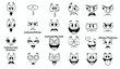 © Anika - Collection of diverse cartoon face expressions showing a wide range of emotions and feelings