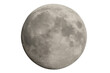 © PNG Kingdom  - Full moon showing detailed craters and surface texture on a transparent alpha channel background