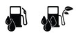 © MarkRademaker - Car filling pomp station. Biofuel is fuel made from biomass. Bio fuels are available in solid, liquid or gaseous form. Vector refill symbol or pictogram. Cars fill location. Biofuel or biodiesel day.