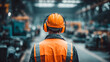© utaem2022 - Industrial worker wearing hard hat and hearing protection
